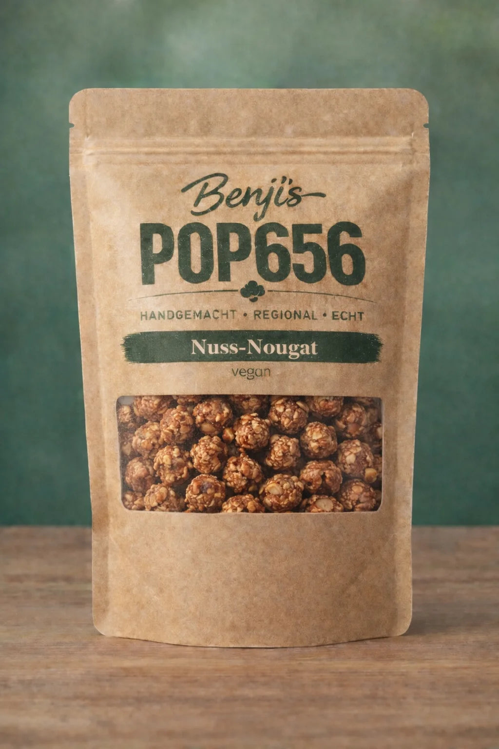 Benji’s POP656 Nuss Nougat – Premium Mushroom Popcorn